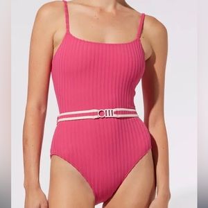 Solid & Stripe pink Swimsuit